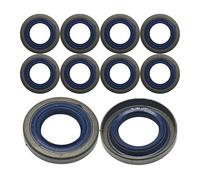 SCVYLNZ Kit paraolio Albero Motore 10 Pezzi/Lotto Adatto for 268 272 61 66 266 K650 K700 K960 K970 Parti for Motosega #503260204