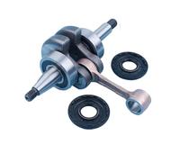 SCVYLNZ Kit paraolio Cuscinetto a Sfere Albero Motore Adatto for Motosega 450 445 450e 445e II Pezzi di Ricambio for Gruppo Albero Motore