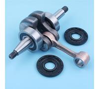 SCVYLNZ Kit paraolio Cuscinetto a Sfere Albero Motore Adatto for Motosega 450 445 450e 445e II Pezzi di Ricambio for Gruppo Albero Motore