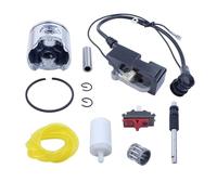 SCVYLNZ Kit pistone Olio Bobina di accensione Cuscinetto pistone da 44 mm Adatto for Motore Motosega 340 350 345 346 XP