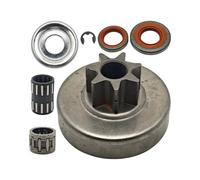 SCVYLNZ Kit rondella ago Cuscinetto Tamburo Frizione 7T 325" Adatto for Motosega 028 028AV 028WB 1118 640 2001
