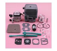 SCVYLNZ Kit Supporto Coperchio Filtro Aria Cilindro Motore Adatto for 362 365 371 372#503627871,503628001