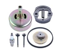 SCVYLNZ Kit Tamburo Frizione a 9 Denti, puleggia Albero a camme, Cinghia di distribuzione, Adatto for Motore Tosaerba GX35 HHT35S