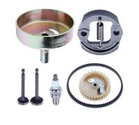 SCVYLNZ Kit Tamburo Frizione a 9 Denti, puleggia Albero a camme, Cinghia di distribuzione, Adatto for Motore Tosaerba GX35 HHT35S