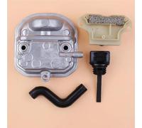 SCVYLNZ Kit Tubo Flessibile Filtro Carburante Guarnizione Coperchio Testata Cilindro Adatto for decespugliatori GX35 GX35NT HHT35S Piccoli Motori