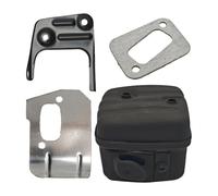 SCVYLNZ Piastra di Raffreddamento della Staffa Adatta for Motosega 350 353 346XP 345 340 Ricambio 503862702 Parte