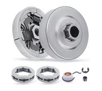 SCVYLNZ Pignone del Tamburo della Frizione della Motosega Adatto for MS361 MS440 Parti di Ricambio con ingranaggio a Vite Senza fine E-Clip Cuscinetto ad Aghi pignone del Cerchio da 3/8"