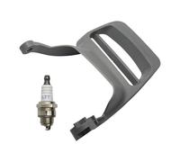 SCVYLNZ Protezione for Maniglia Freno Anteriore, Candela Adatta for Motosega 357XP 357 359, Ricambio 537159302, Pezzi di Ricambio for Motosega