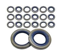 SCVYLNZ Set di 10 guarnizioni for Olio Adatte for 362 365 e 371XP 371 K 372 XP 375 K e Motosega 503260301 505275719