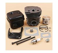 SCVYLNZ Set di bulloni e Pistoni for Cilindro da 45 mm, Adatti for Kit ricostruzione del Motore della Motosega 353 340 346 346XP 350 351 345