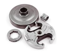 SCVYLNZ Tamburo Frizione .325" 7T Corona pignone Gruppo Frizione Adatto for Motosega 340 345 350 346XP 445 450