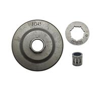 SCVYLNZ Tamburo Frizione Catena e Gabbia a rulli Corona pignone Adatti for Motosega 445 450 E 345 340 346XP 350 351 353 3/8"-7T