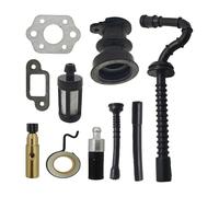 SCVYLNZ Tubo Flessibile del Carburante del collettore del Filtro dell'ingranaggio a Vite Senza fine dell'olio Adatto for Motosega MS210 MS230 MS250 021 023 025 con Guarnizione