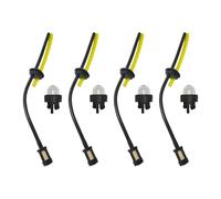 SCVYLNZ Tubo Flessibile for Benzina e Set di adescamento a Pera Kit Filtro Carburante 4 Tubi Flessibili e 4 Pompe di adescamento Adatti for carburatore Ricambi for tagliaerba