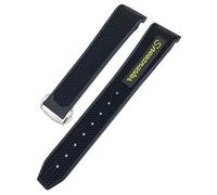 SCWZZWSY 18mm 19mm 21 mm di orologio in gomma 20mm Fit per omega sxwatch 300 at150 donne uomini silicone cinghia
