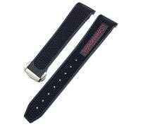 SCWZZWSY 18mm 19mm 21 mm di orologio in gomma 20mm Fit per omega sxwatch 300 at150 donne uomini silicone cinghia