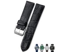 SCWZZWSY 20mm 21mm da orologio da orologio da orologio in pelle 22mm Bande di orologio marrone nero per Omega 300 per Hamilton per per IWC per