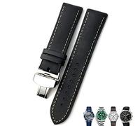 SCWZZWSY 20mm 21mm da orologio da orologio da orologio in pelle 22mm Bande di orologio marrone nero per Omega 300 per Hamilton per per IWC per