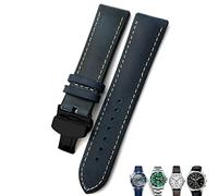 SCWZZWSY 20mm 21mm da orologio da orologio da orologio in pelle 22mm Bande di orologio marrone nero per Omega 300 per Hamilton per per IWC per