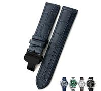 SCWZZWSY 20mm 21mm da orologio da orologio da orologio in pelle 22mm Bande di orologio marrone nero per Omega 300 per Hamilton per per IWC per