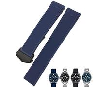 SCWZZWSY 20mm 22 mm in gomma in gomma cinghia di orologio nero orologio marrone blu marrone per carrera acquaracer f1 immersione impermeabile