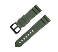 SCWZZWSY 22 mm da 24 mm fluororubber morbido fkm in gomma in gomma fascia da 42/44 mm per la cintura Panerai per accessori PAM1392/0682 Series Watchband Accessori