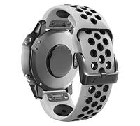 SCWZZWSY 26 22mm Cinturino in Silicone Colorato Per Fenix 6x 6 Pro Fenix 5x 5 Plus 3 3HR Easy Fit Quick Release Wirstbands, Forerunner 935 945