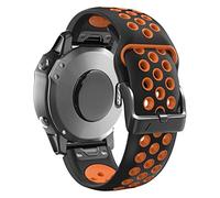 SCWZZWSY 26 22mm Cinturino in Silicone Colorato Per Fenix 6x 6 Pro Fenix 5x 5 Plus 3 3HR Easy Fit Quick Release Wirstbands, Forerunner 935 945