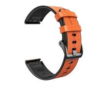 SCWZZWSY 26mm 22mm Sgancio Rapido Banda Per Fenix 6 6X Pro 5 5X Plus 3 HR 935 MK2 Morbido Cinturino In Vera Pelle Accessori Cinturino Cinturino Pемесок, Forerunner 935 945