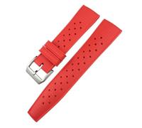 SCWZZWSY Bande di orologi a fluorobber adatte per cinghie di immersione morbida in silicone pilota IWC