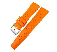 SCWZZWSY Bande di orologi a fluorobber adatte per cinghie di immersione morbida in silicone pilota IWC