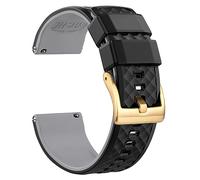 SCWZZWSY Bande di orologi in silicone 18 mm 20mm 22mm 24 mm Bande di orologi in gomma a rilascio rapido per uomini