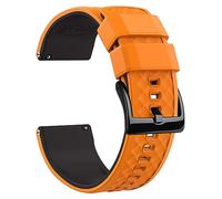 SCWZZWSY Bande di orologi in silicone 18 mm 20mm 22mm 24 mm Bande di orologi in gomma a rilascio rapido per uomini