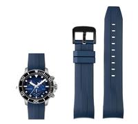 SCWZZWSY Bande di orologi in silicone 22 mm per T120417 T120407 Quartz Diaria di gomma Sport Uomo Watch Cing Watchband impermeabile impermeabile
