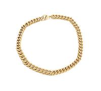 SCWZZWSY Bracciale in acciaio inossidabile maschile, braccialetto a catena di collegamento, idea regalo per uomini