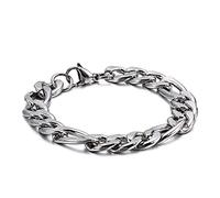 SCWZZWSY Bracciale in acciaio inossidabile premium per uomini, braccialetti a catena per uomini, regalo per coppie, marito, fidanzato