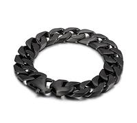 SCWZZWSY Bracciale maschile, braccialetti a catena in acciaio inossidabile punk in modalità Punk Persönlichkeit