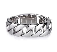 SCWZZWSY Braccialetti a filo in acciaio inossidabile, braccialetti a catena del marciapiede per uomini, regalo, compleanno, San Valentino per lui