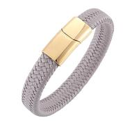SCWZZWSY Braccialetti maschili Cool Braccialetti maschile Bracciale inossidabile per bracciale personalizzato da uomo con chiusura magnetica, finta, senza zirconia