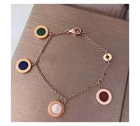 SCWZZWSY braccialetti per donna bracciale a sospensione collana collana accessori per feste di nozze amanti c