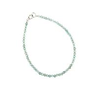 SCWZZWSY bracciali per donne 925 argento 2mm labradorite perle spinello zaffiro ametista splendente donna uomo bracciale bracciale buono per perla 3mm 16 cm