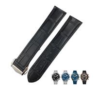 SCWZZWSY Canda di guardia in pelle 18mm 19mm 20mm 22mm per omega 300 de Ville at150 Moonswatch orologio