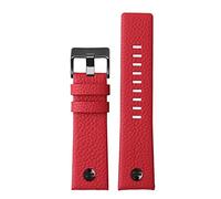 SCWZZWSY Canda di guardia in pelle per diesel dz7395 dz7370 dz7257 dz7430 watch banda bandlo cnocchia di cistretto di vanone 24m 26mm 28mm per uomini donne