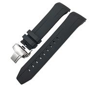 SCWZZWSY Canda di guardia in silicone in gomma 22mm 21mm per T120417 Sea Star 1000 Serie Orange Black Waterproof Discing Watch cinghia
