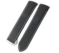 SCWZZWSY Canda di guardia in silicone in gomma per immersione Omega GMT 300 Hamilton 19mm 20mm 21mm 22mm Cingcio d'oro