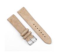 SCWZZWSY Cingcio d'oro vintage in pelle in pelle scamosciata autentica fascia di orologio in velluto fatto a mano 18 mm 20mm 22mm 24 mm cinghia di ricambio