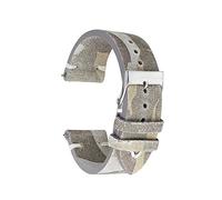 SCWZZWSY Cingcio d'oro vintage in pelle in pelle scamosciata autentica fascia di orologio in velluto fatto a mano 18 mm 20mm 22mm 24 mm cinghia di ricambio