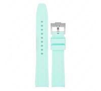 SCWZZWSY Cinghia di gomma estremità curva 18/19/20/22/22 mm Canda di orologio silicone universale Sport morbido Sport Impermettono la cintura del braccialetto per uomini donne