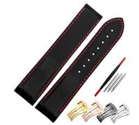 SCWZZWSY Cinta di orologio in gomma 20 mm 22mm Silicone Watchband Adatto per Omega Watch Band Class Clasp Curved Odiatch Cink