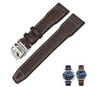 SCWZZWSY Cinta d'oro in pelle genuina 20mm 21mm 19mm 22mm di orologi per mucca per la cova per iwc mark big pilot spitfire portofino watch accessori